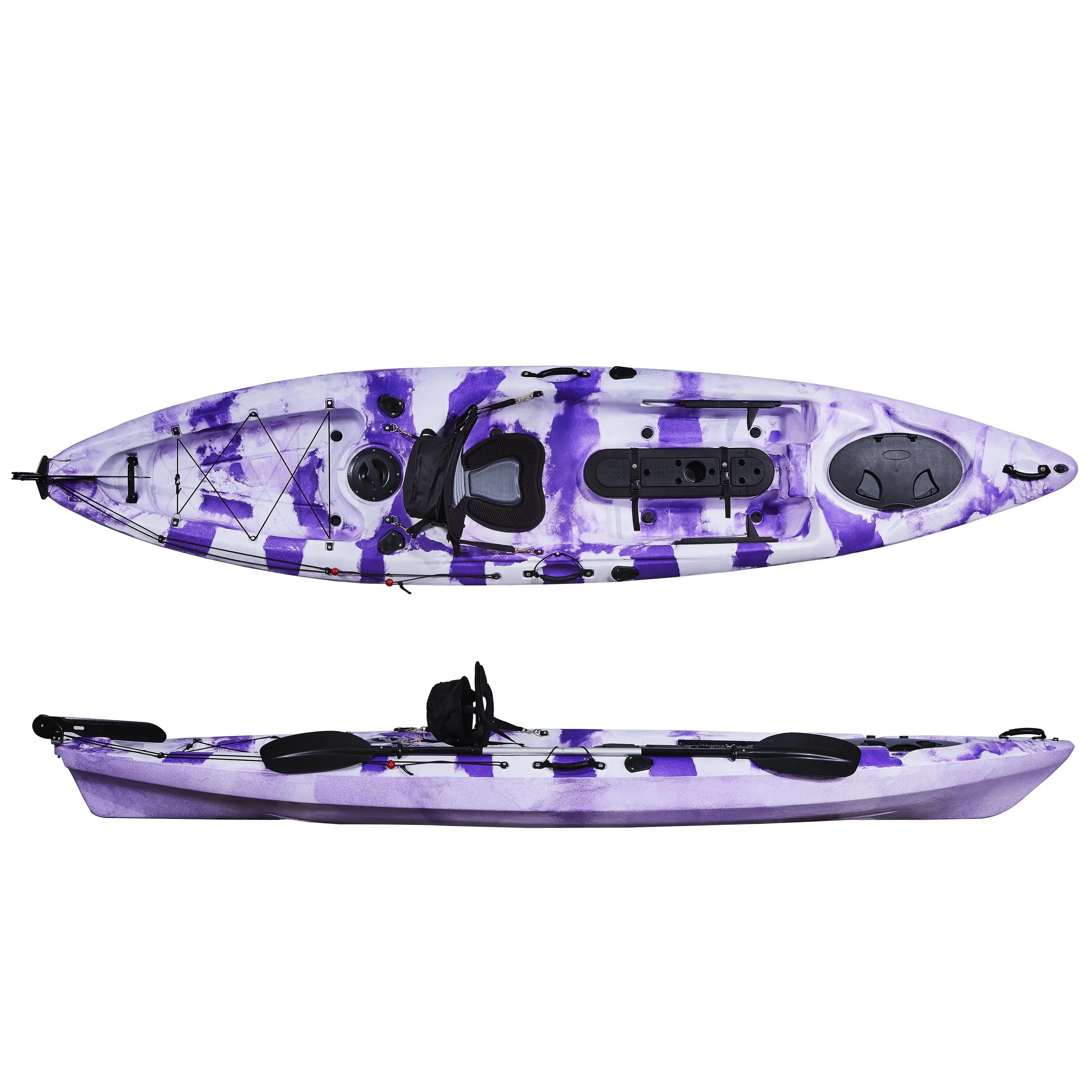 Fishing Kayak Sit On Top - 13ft 3.95M Vissen Kajak 1 Persoon