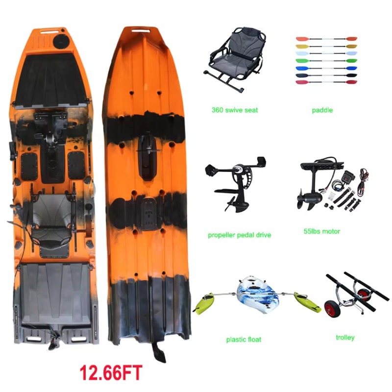 Viking 12.6FT Enkelkajak Pedde - Fishing Kayak Trolling Motor recensie en prijs
