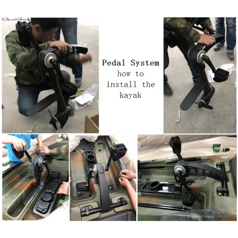 Aluminium-kunststof pedaalsyst - Fishing Kayak Pedal Drive recensie en prijs