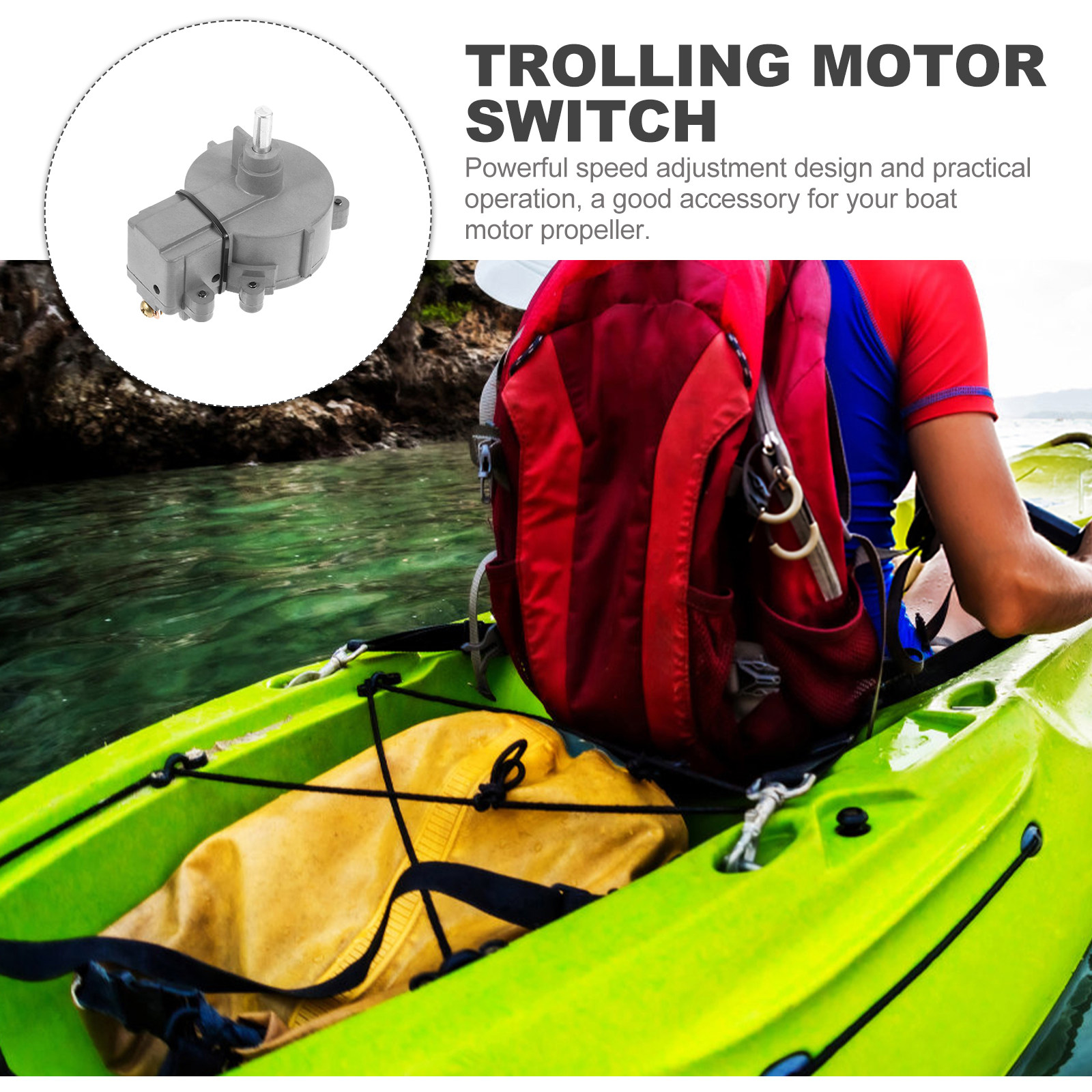 Boot-trollingmotorschakelaar B - Fishing Kayak Trolling Motor recensie en prijs