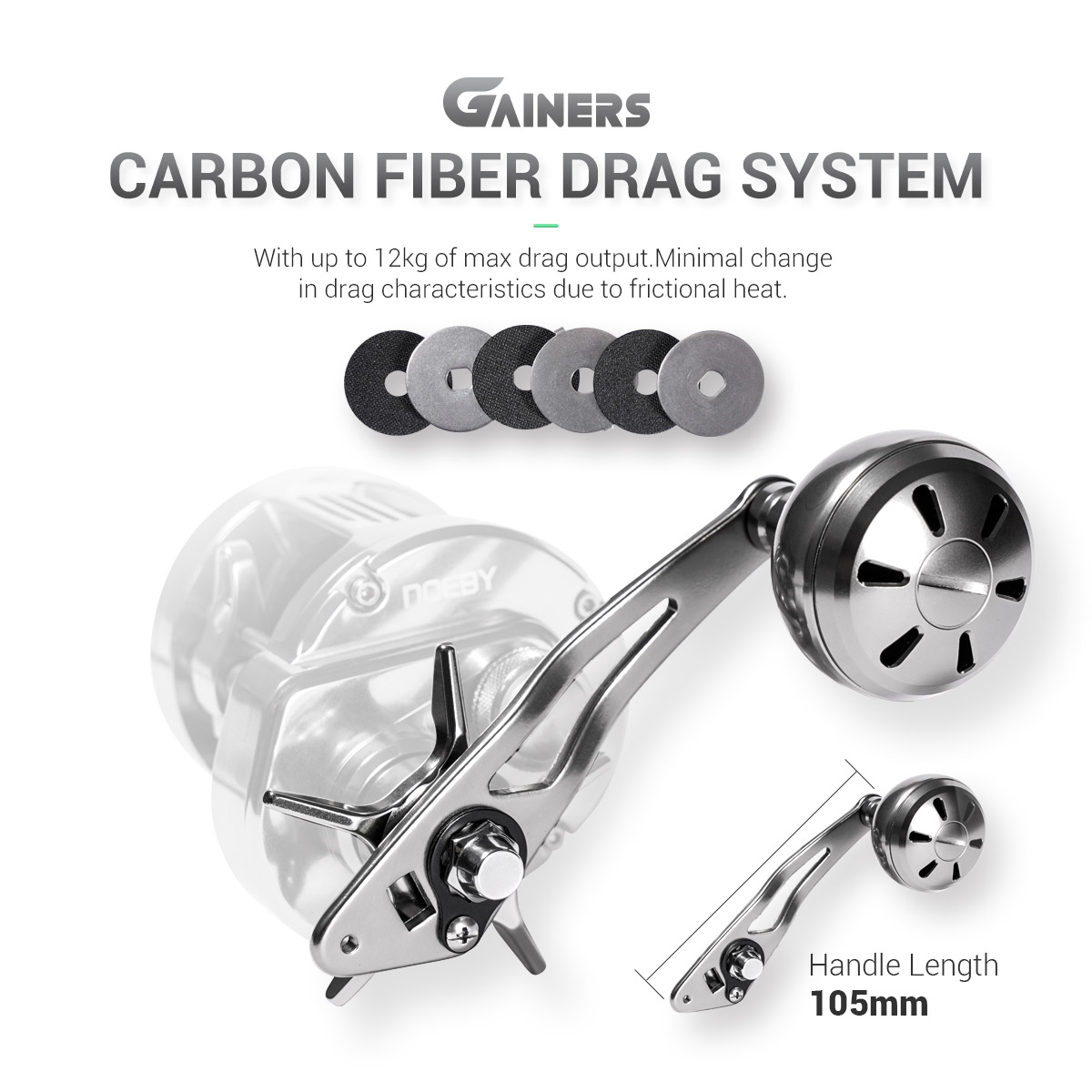 NOEBY Gainers Jigging Reel Met - Daiwa Reel Bg recensie en prijs